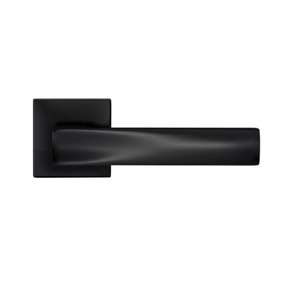 Ручка для дверей на розетці berli slim A-2010/E20 Black