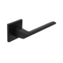 Ручка для дверей на розетке steel A-2021 Black