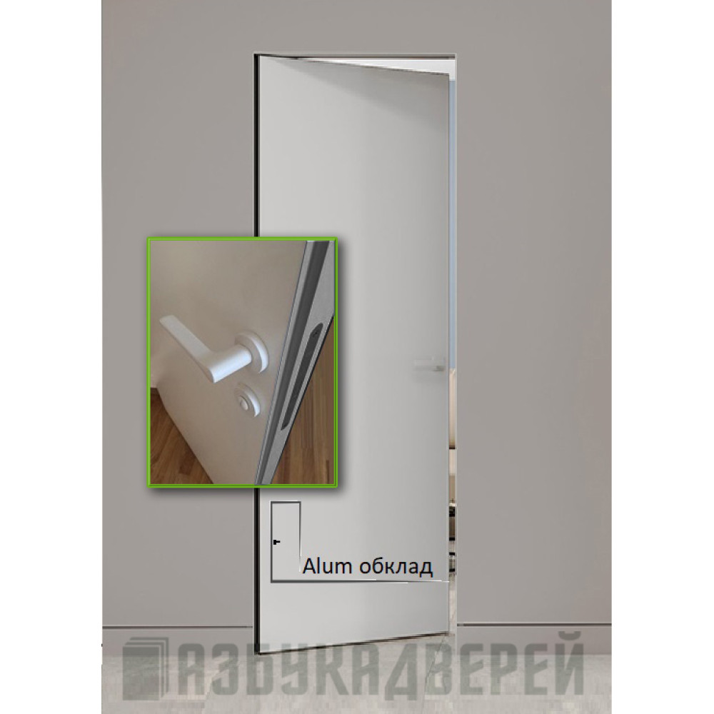 Двері приховані INSIDE Architec Line Grezza Slim TS
