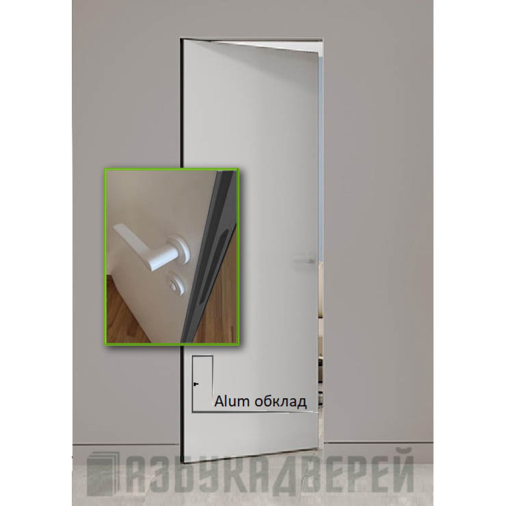 Двері приховані INSIDE Architec Line Grezza Slim TS