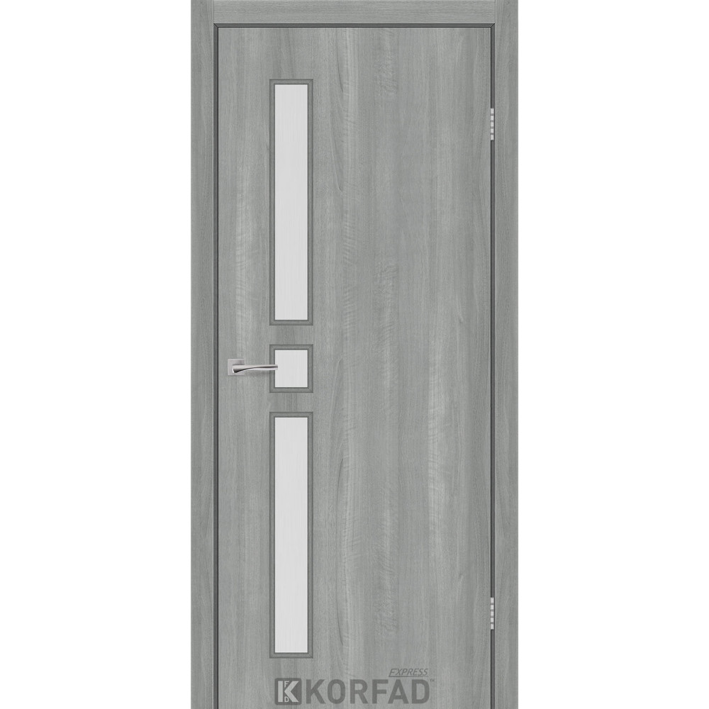 Двері CORNER GLASS-05 Граніт Ясень