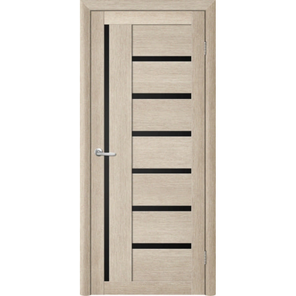 Межкомнатная дверь Luxdoors Bianca — Акация, сатиновое стекло, Eco-Tex покрытие