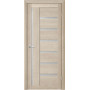 Межкомнатная дверь Luxdoors Bianca — Акация, сатиновое стекло, Eco-Tex покрытие