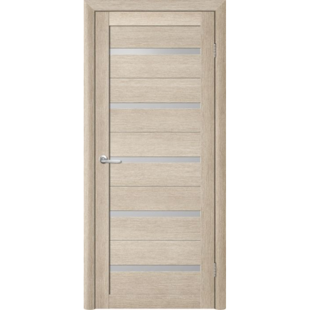 Межкомнатная дверь Luxdoors Flora — Акация, сатиновое стекло, Eco-Tex покрытие