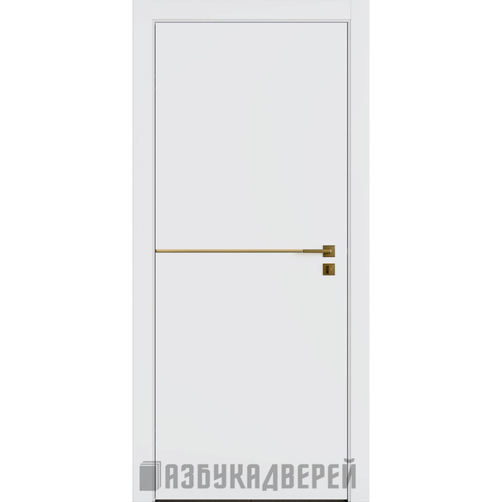 Міжкімнатні двері Omega L1 серія Lines – фарбовані, з можливістю алюмінієвого обрамлення