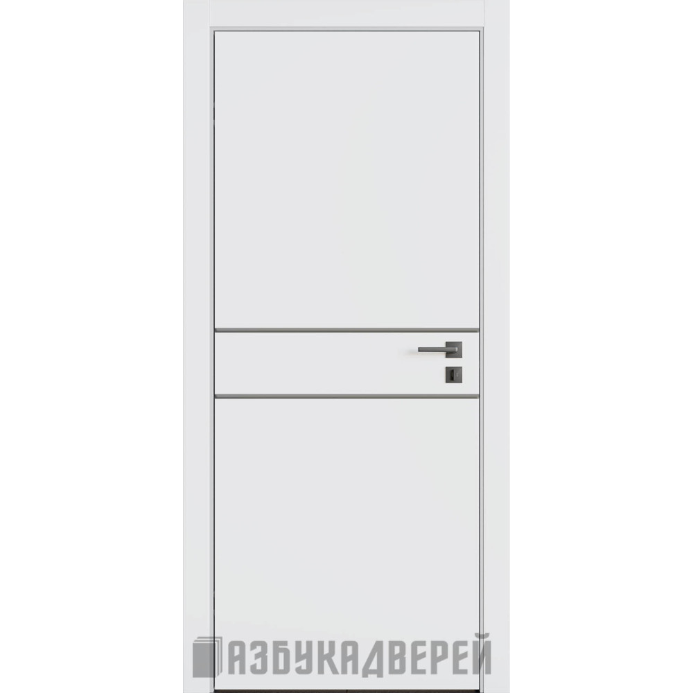 Міжкімнатні двері Omega L4 серія Lines – фарбовані, з можливістю алюмінієвого обрамлення