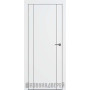 Межкомнатные двери Omega L8 серия Lines – крашеные, с алюминиевым торцем