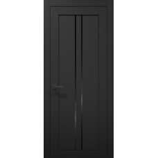 Двері міжкімнатні Т-02 BLK матове чорне