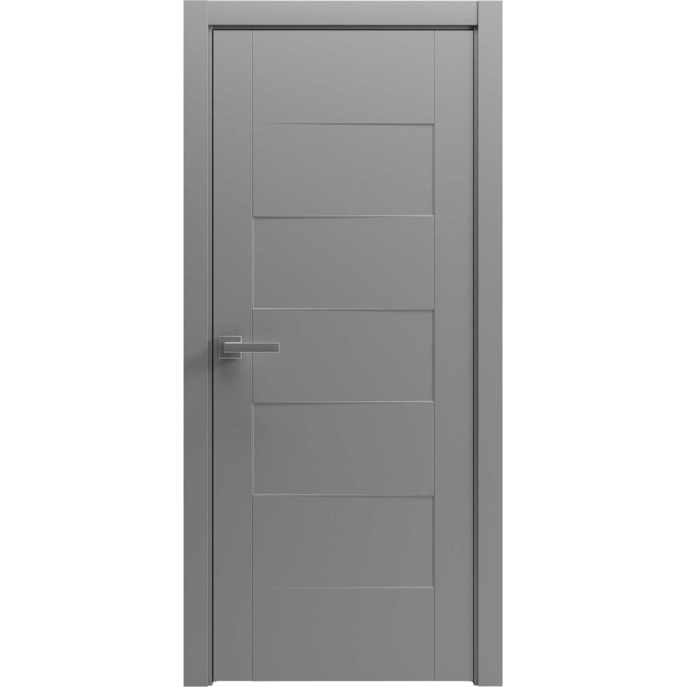Двері міжкімнатні Paint 8 RAL 7047 світло-сірий