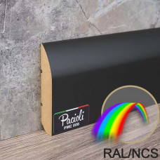 Плінтус PMC 006 МДФ 80*12 мм Classic Ral/NCS