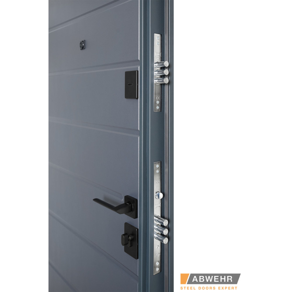 Входная дверь Abwehr Solid 1200 Ral 7021T (Серия DEFENDER)