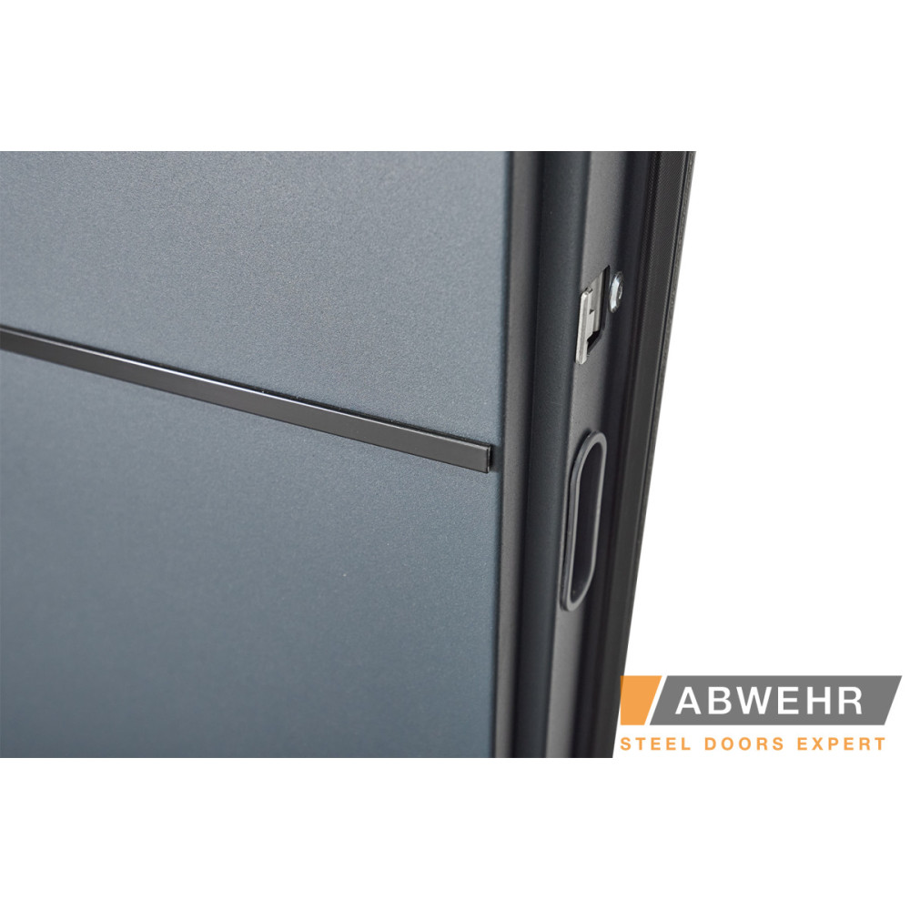 Входная дверь Abwehr Solid 1200 Ral 7021T (Серия DEFENDER)