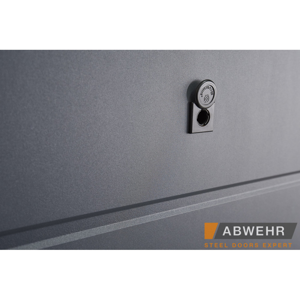 Входная дверь Abwehr Solid 1200 Ral 7021T (Серия DEFENDER)