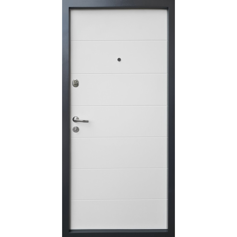 Входные двери Qdoors Горизонталь серия Премиум цвет Венге/белая